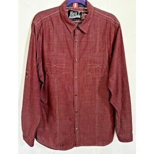 drill clothing company Shirt Size XL Long Sleeve Button Up